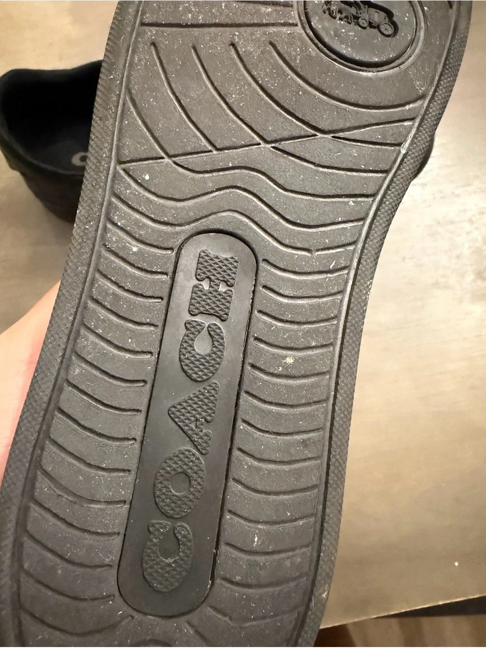 Coach Men's Black Signature Low-Profile Sneaker